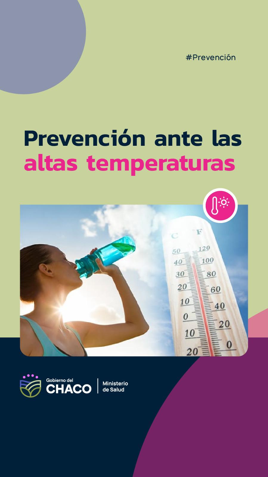 Recomendaciones ante las altas temperaturas