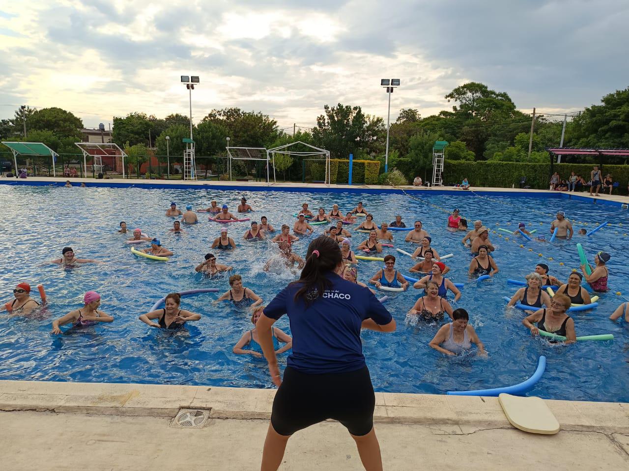 ESTA TARDE: EL INSTITUTO DEL DEPORTE CHAQUEÑO LANZÓ SU COLONIA PARA ADULTOS MAYORES