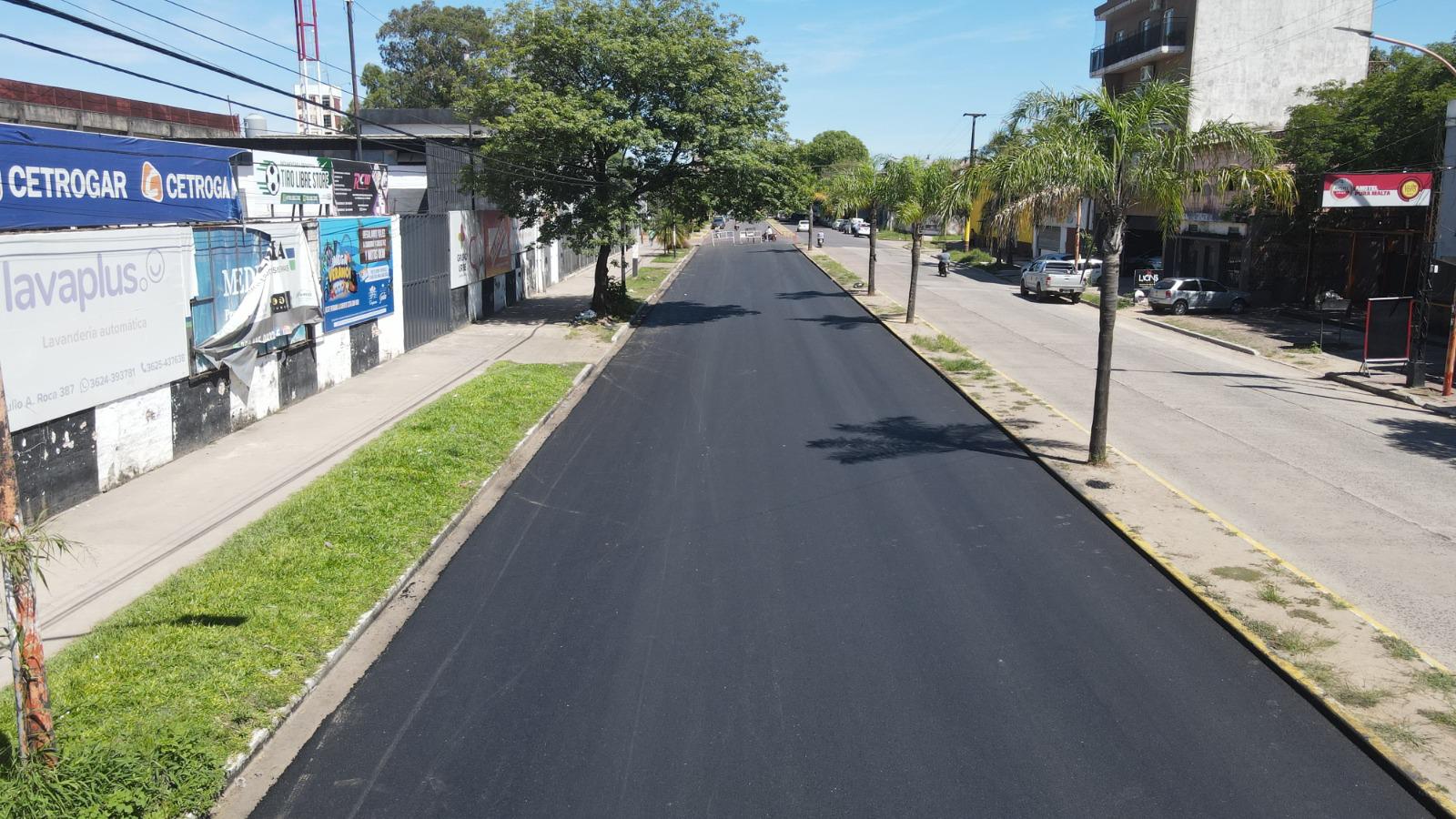 BARRANQUERAS: EL GOBIERNO PROVINCIAL CONTINÚA CON LOS TRABAJOS DE REPAVIMENTACIÓN Y ENSANCHE DE LA AV. 9 DE JULIO