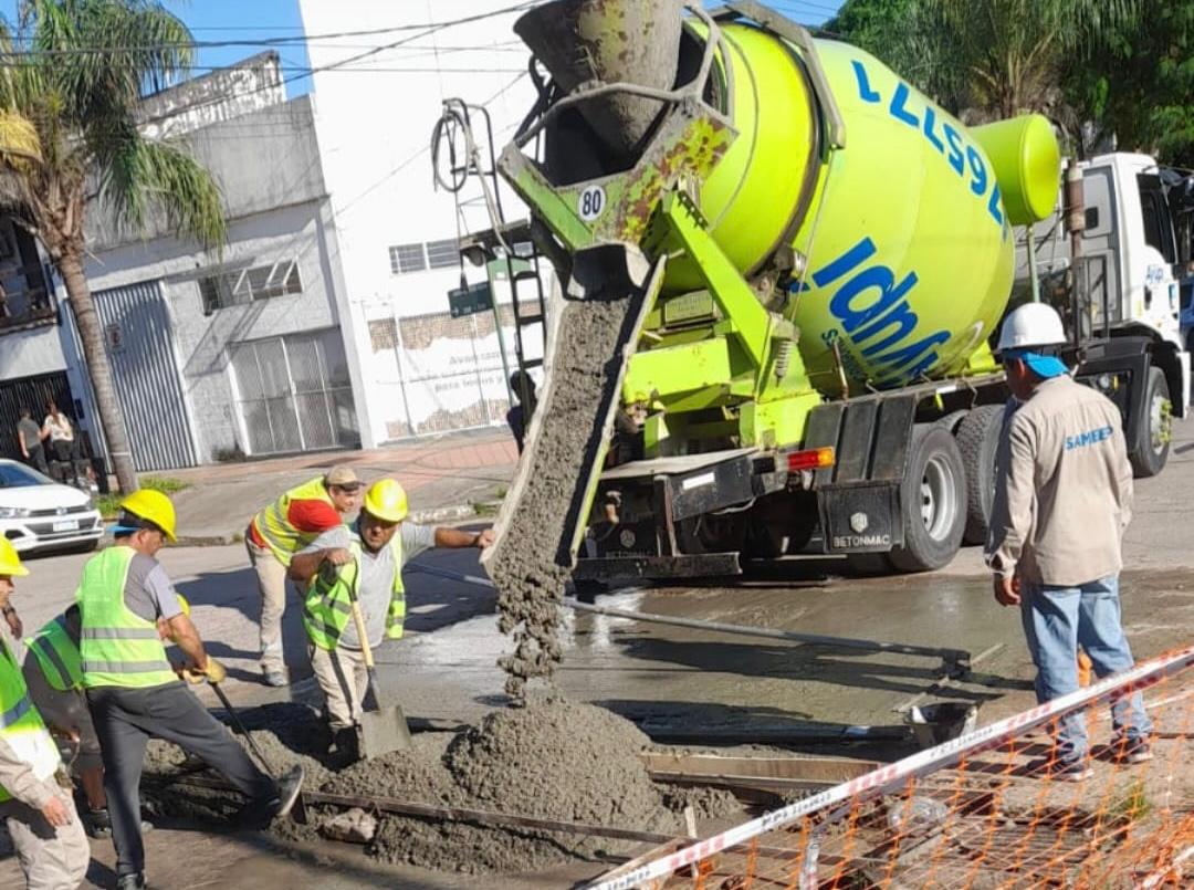 EN UN AÑO DE GESTIÓN: CON SAMEEP SE EJECUTARON 265 BACHEOS, TRAS REPARACIONES DE CONDUCTOS DE AGUA Y CLOACAS