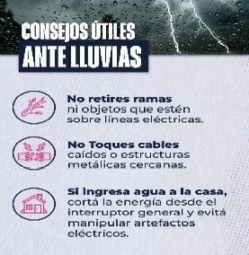 ANTE LAS LLUVIAS, SECHEEP REITERA RECOMENDACIONES PARA PRIORIZAR LA SEGURIDAD