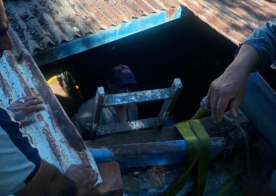 SAMEEP REALIZÓ TRABAJOS DE LIMPIEZA Y DESINFECCIÓN DE CISTERNAS EN SAN BERNARDO