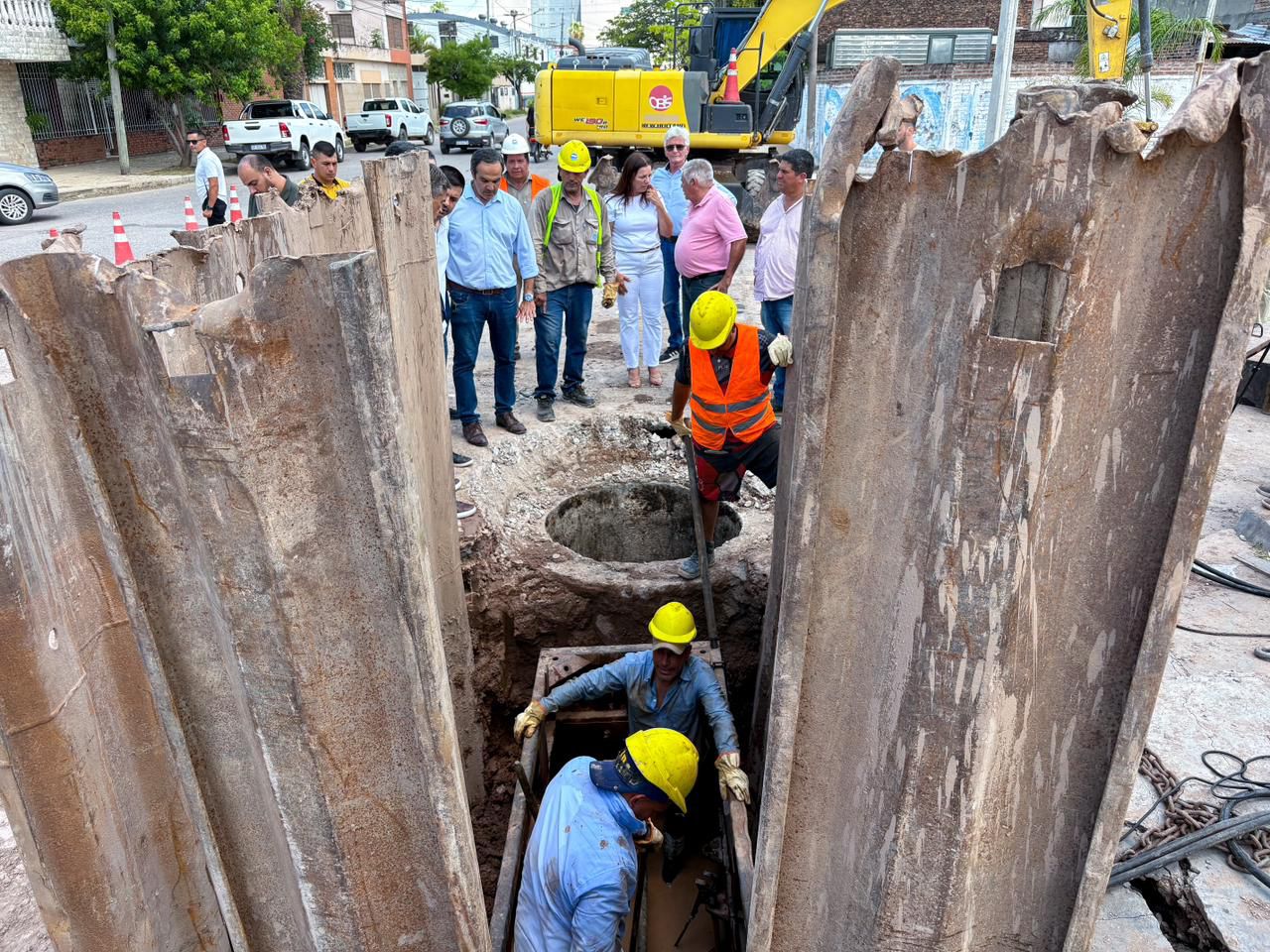 PLAN DE SANEAMIENTO AMBIENTAL:  AVANZAN LAS OBRAS EN SÁENZ PEÑA