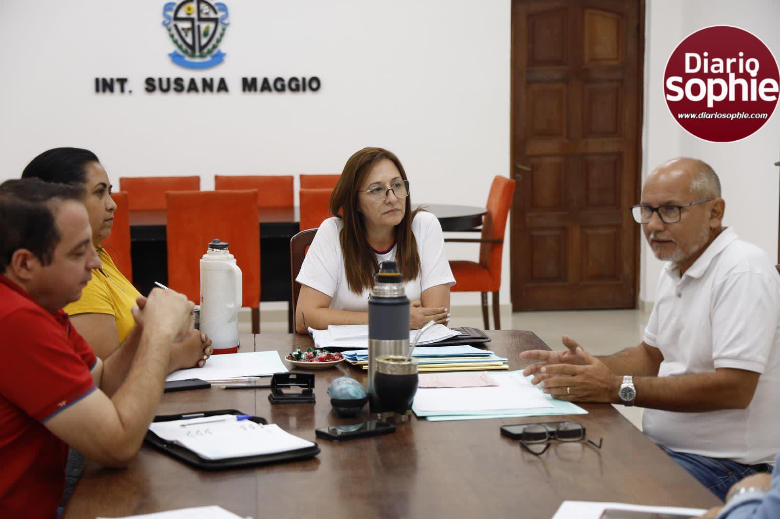 SANTA SYLVINA: EL PRESIDENTE DEL INSTITUTO DE VIVIENDA ACORDÓ ACCIONES JUNTO A LA INTENDENTE SUSANA MAGGIO