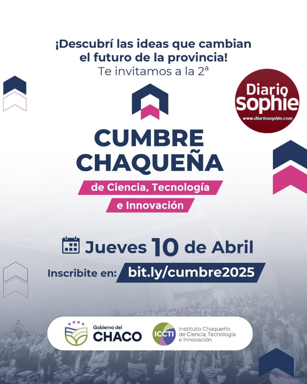 EL ICCTI INVITA A LA COMUNIDAD A LA SEGUNDA CUMBRE CHAQUEÑA DE CIENCIA, TECNOLOGÍA E INNOVACIÓN
