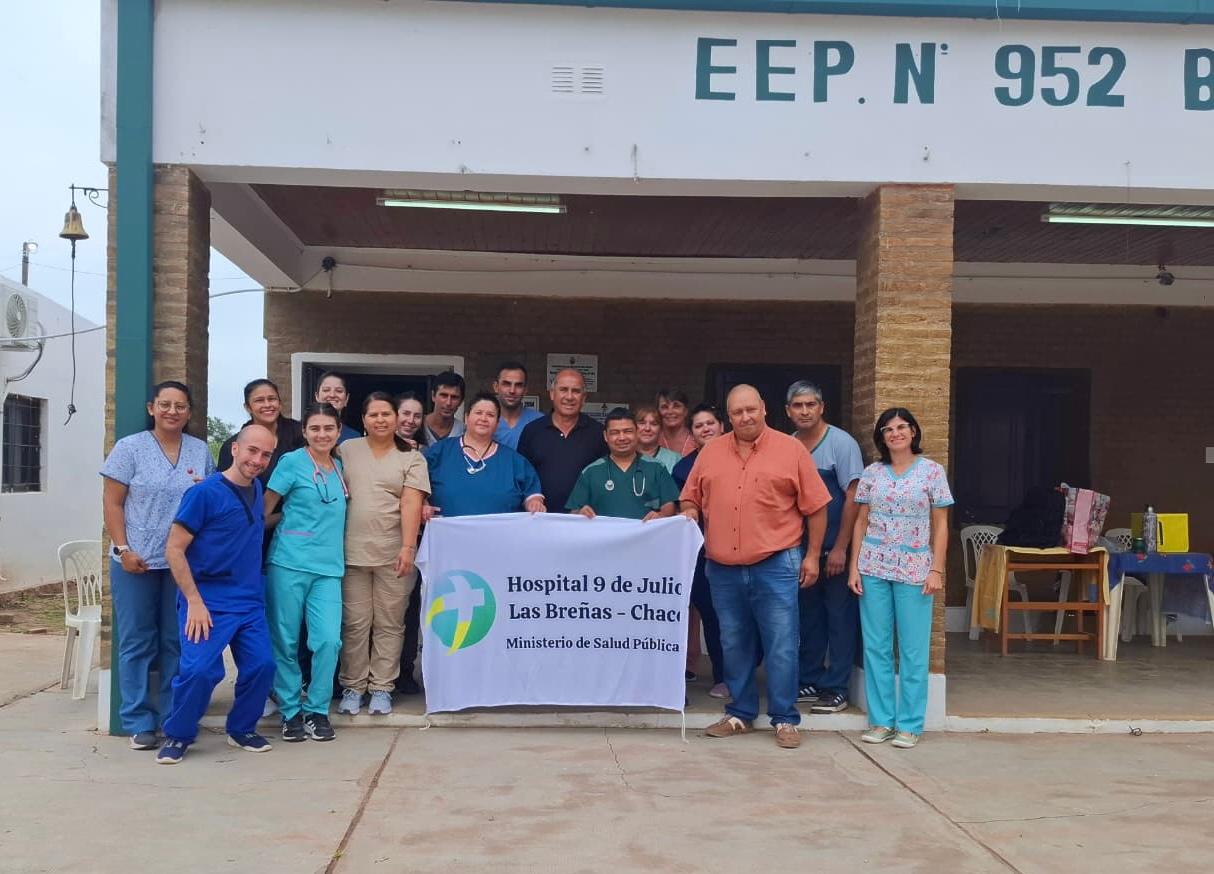 LAS BREÑAS: SALUD LLEGÓ A VILLA LOS ARENALES CON UN OPERATIVO SANITARIO TRAS CASI 10 AÑOS