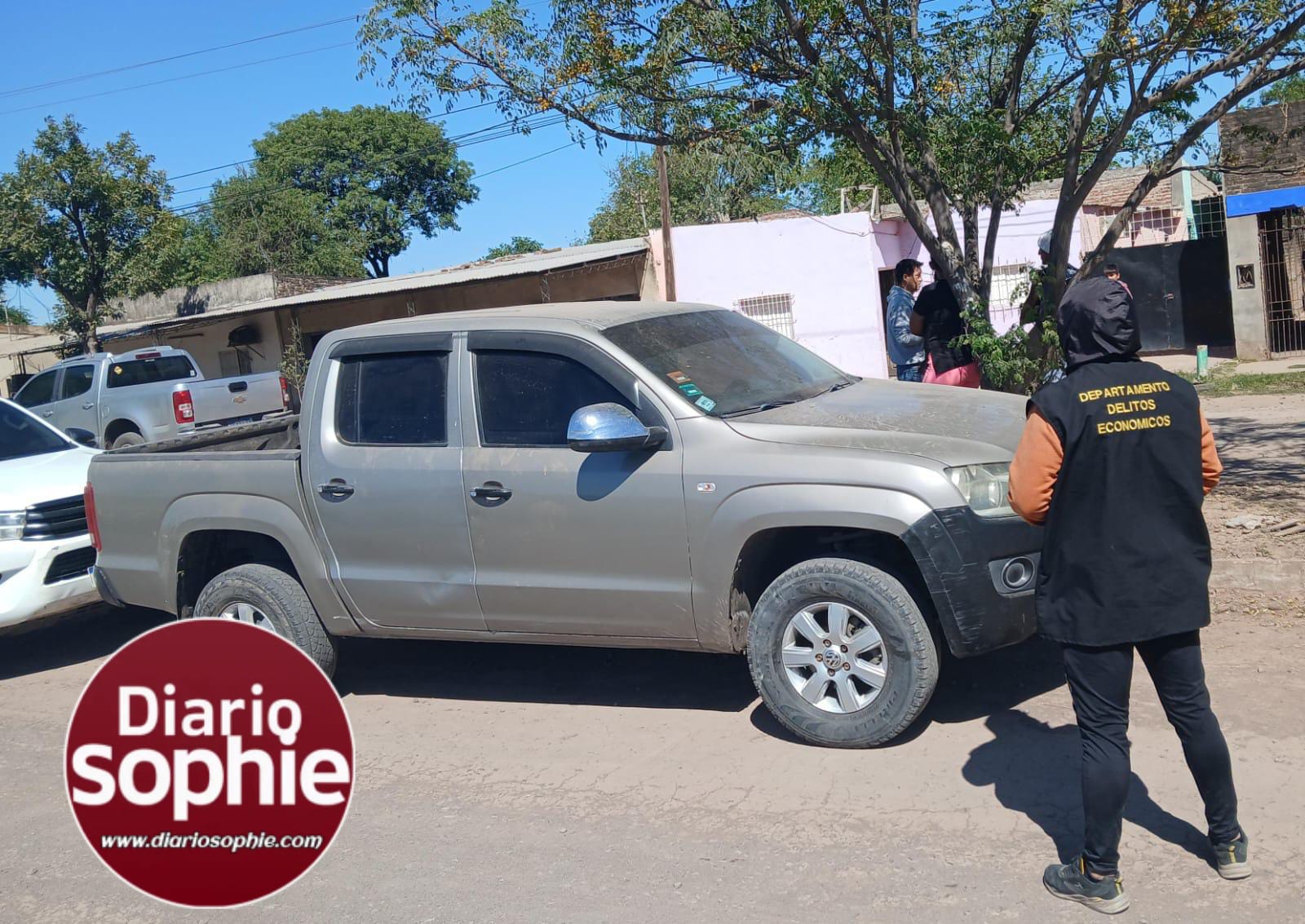 LAVADO DE ACTIVOS: OTRA CAMIONETA SECUESTRADA A CONOCIDO REFERENTE SOCIAL