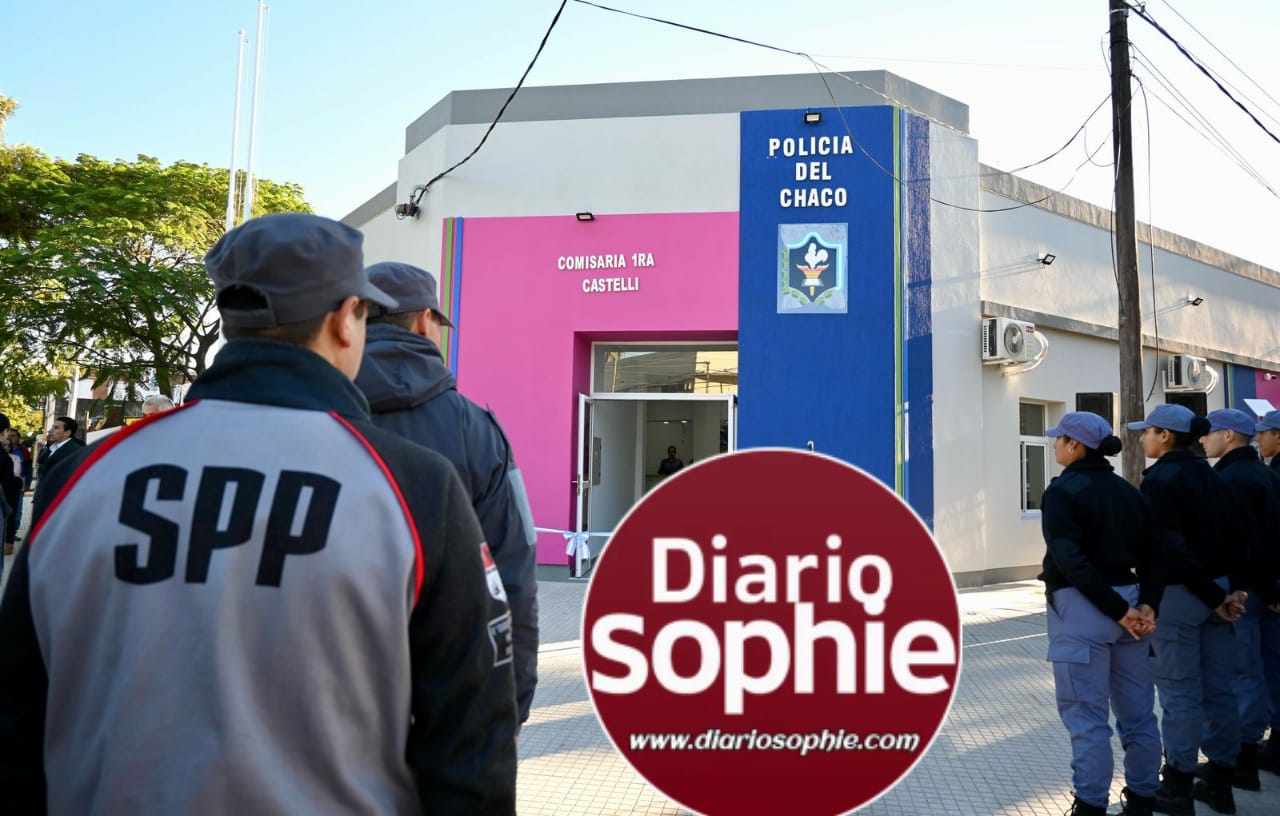 JUAN J. CASTELLI: EL GOBERNADOR ZDERO INAUGURÓ LAS REFACCIONES EN LA COMISARÍA PRIMERA