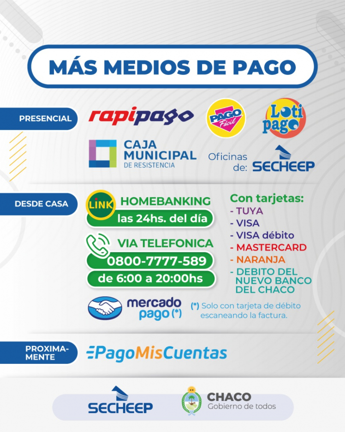 Secheep agreg nuevos m todos para el pago de las facturas de luz