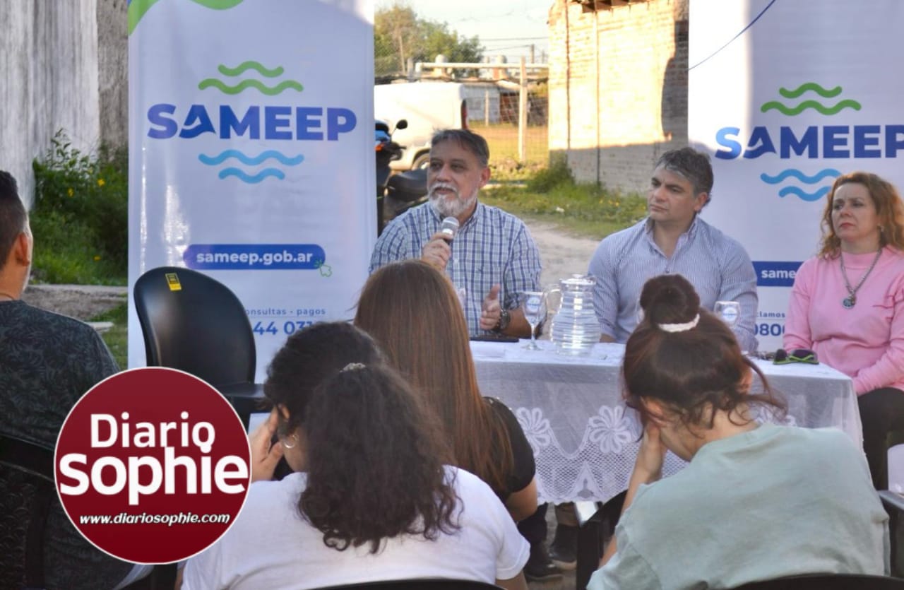 RESISTENCIA: SAMEEP ANUNCIÓ LA EXTENSIÓN DE RED DE AGUA POTABLE EN EL BARRIO SAN ANTONIO, BENEFICIANDO A 175 FAMILIAS
