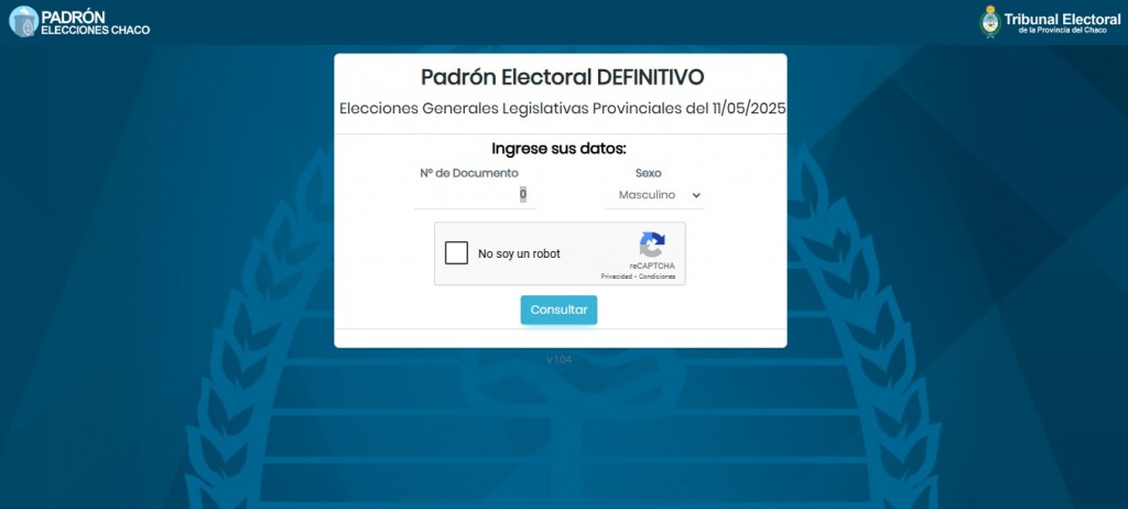 Chaco: Dónde Voto el 11 de mayo? | 2025