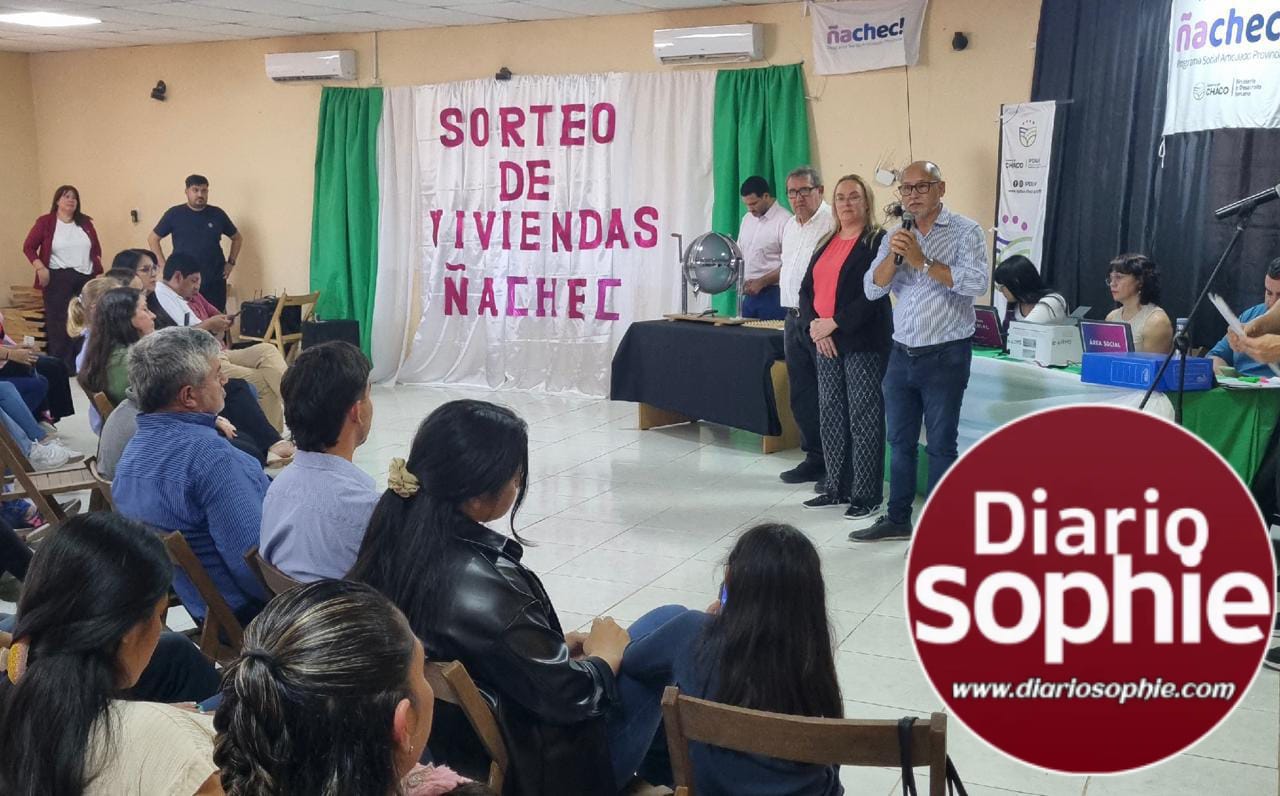 SE SORTEARON VIVIENDAS PARA FAMILIAS EN PAMPA DEL INFIERNO
