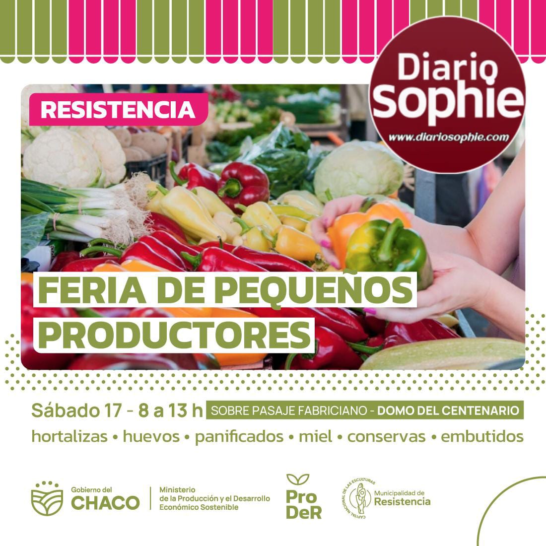 RESISTENCIA: NUEVA FERIA DE PEQUEÑOS PRODUCTORES DE PRODER