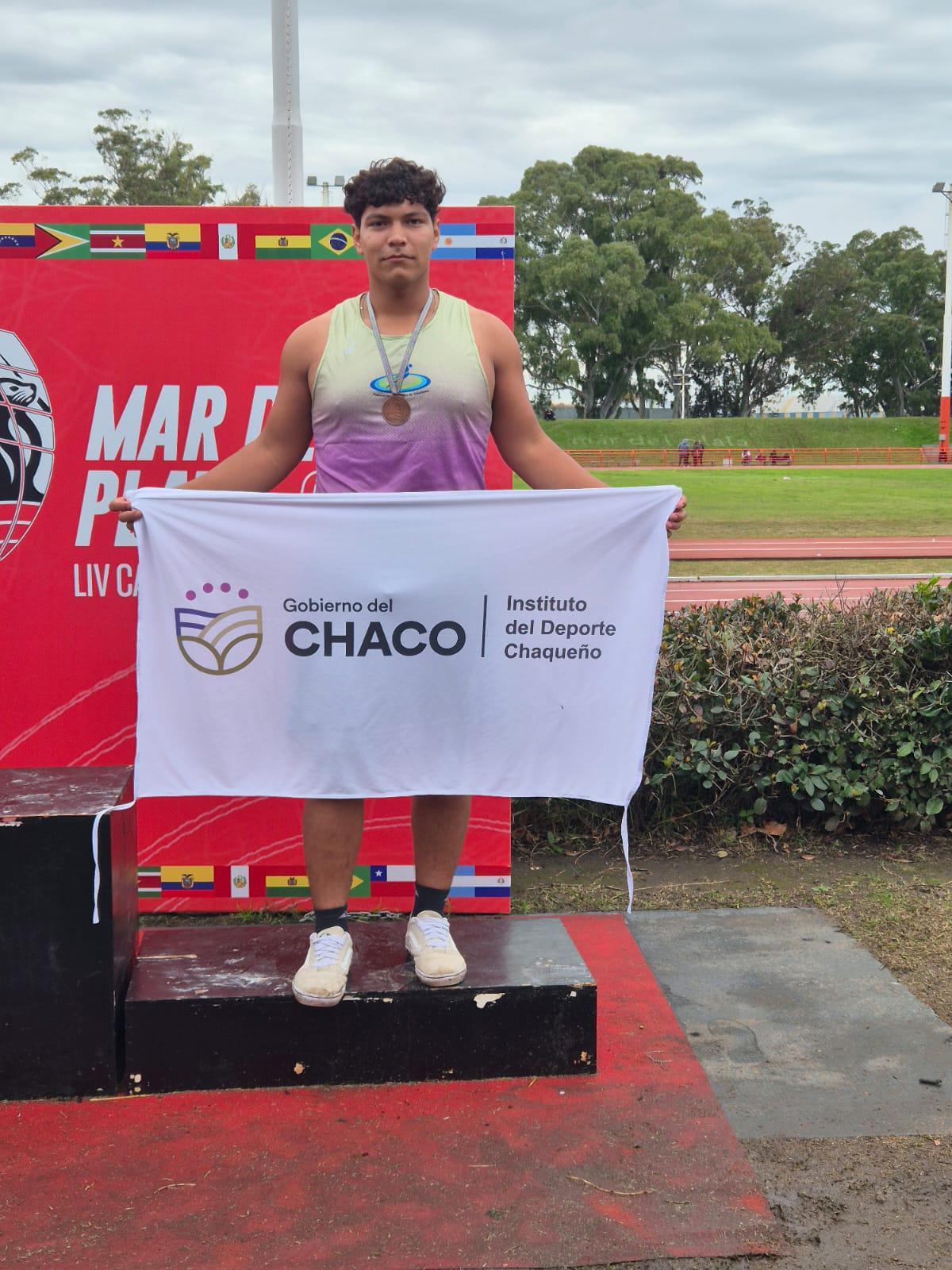 MEDALLA DE BRONCE PARA EL CHACO EN ATLETISMO