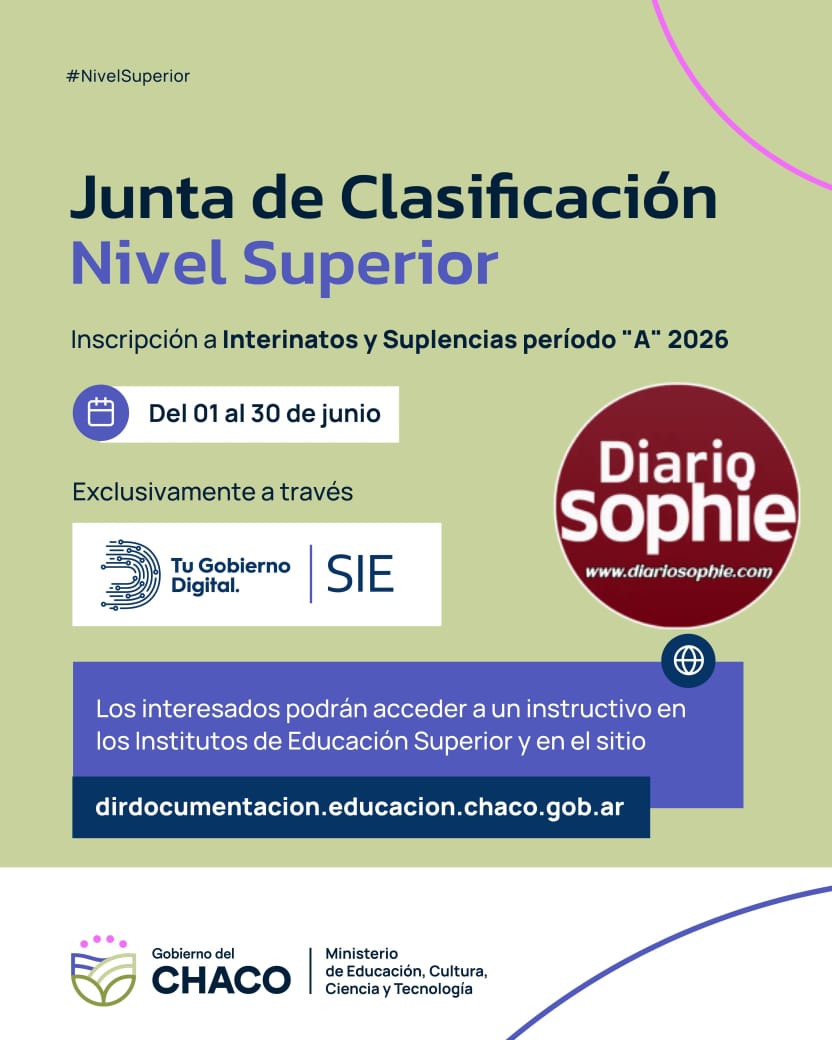 EDUCACIÓN SUPERIOR: ABRE INSCRIPCIÓN A INTERINATOS Y SUPLENCIAS 2026