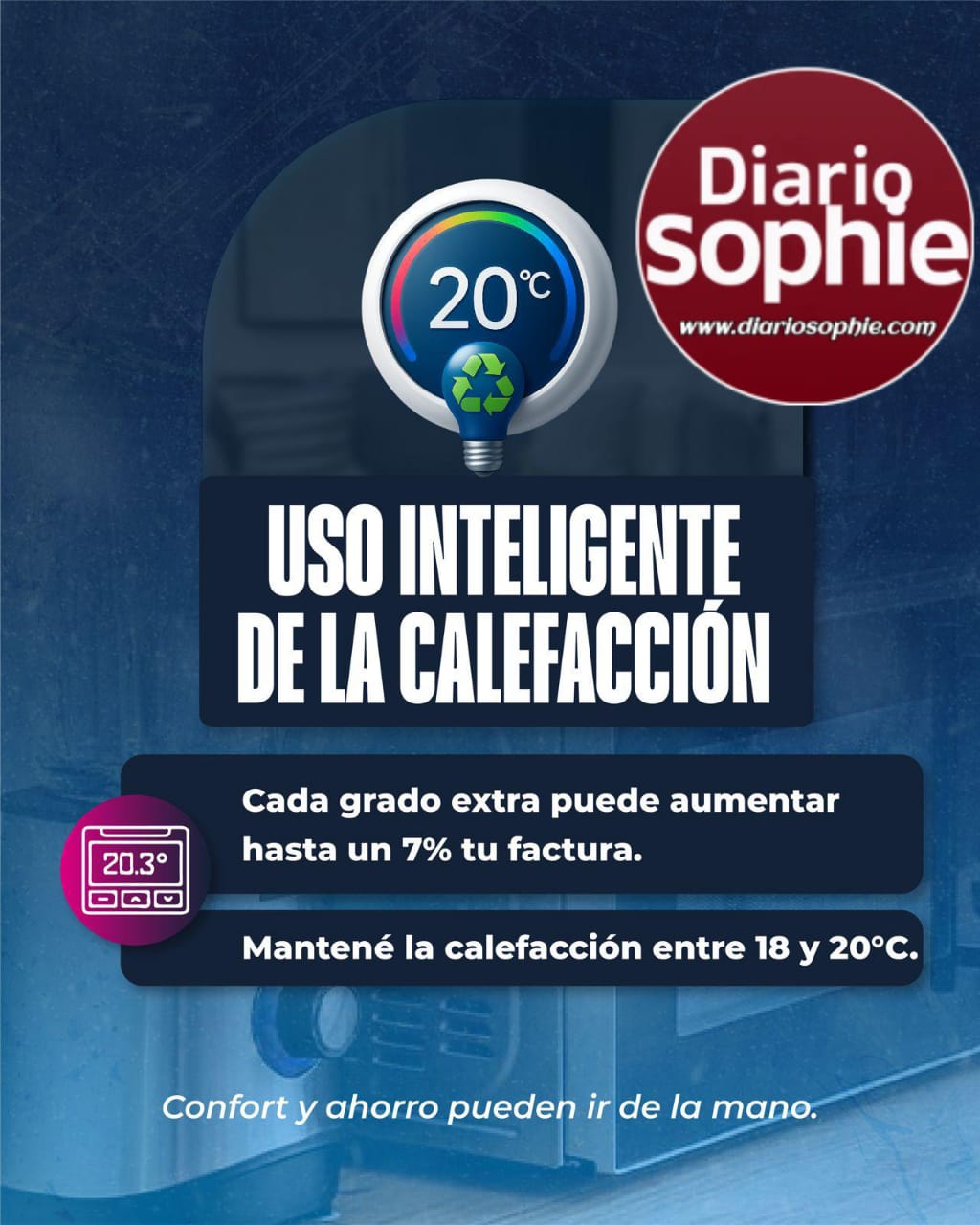 EL GOBIERNO DEL CHACO IMPULSA UNA CAMPAÑA DE AHORRO ENERGÉTICO PARA EL INVIERNO A TRAVÉS DE SECHEEP