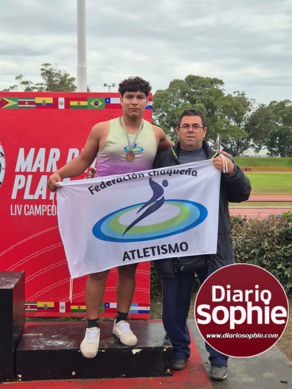 MEDALLA DE BRONCE PARA EL CHACO EN ATLETISMO