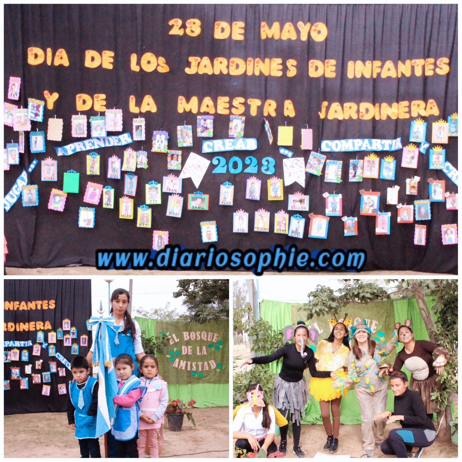 Fuerte Esperanza: Fiestas del Jardín de Infantes en el 215