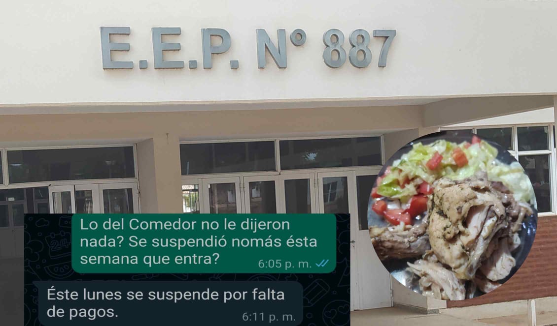 Fuerte Esperanza: Se suspende el Comedor Escolar de la EEP N° 887