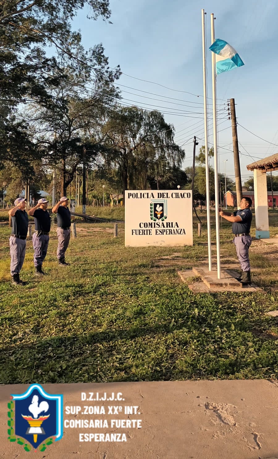 Fuerte Esperanza: La Policía del Chaco Celebra 71 Años de Servicio y Compromiso con la comunidad.