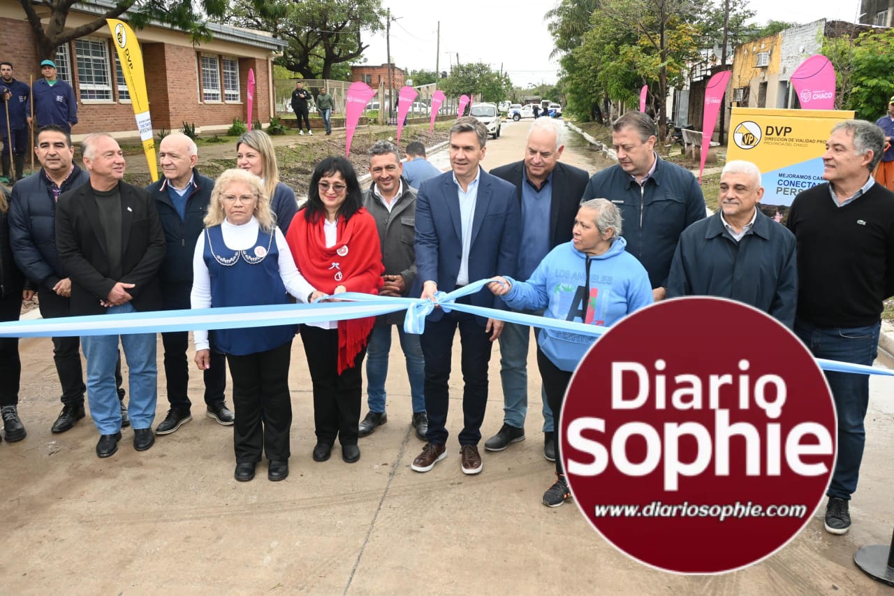 PLAN PROVINCIAL DE URBANIZACIÓN: EL GOBERNADOR ZDERO INAUGURÓ NUEVAS  CUADRAS DE PAVIMENTO EN VILLA ERCILIA, RESISTENCIA