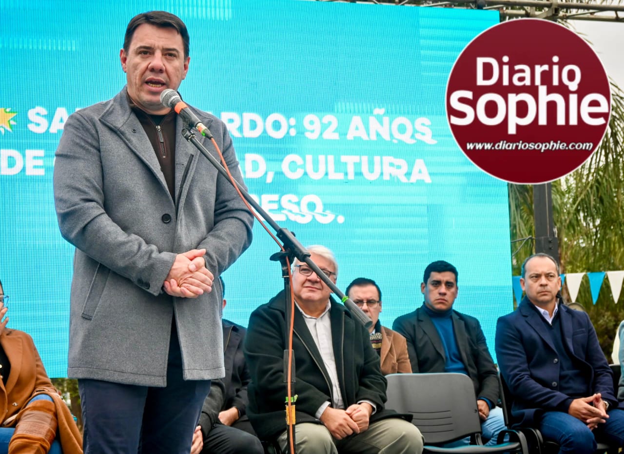 SAN BERNARDO: EL GOBIERNO PROVINCIAL JUNTO AL INTENDENTE LOCAL ACOMPAÑÓ EL ANIVERSARIO N° 92 DE LA LOCALIDAD