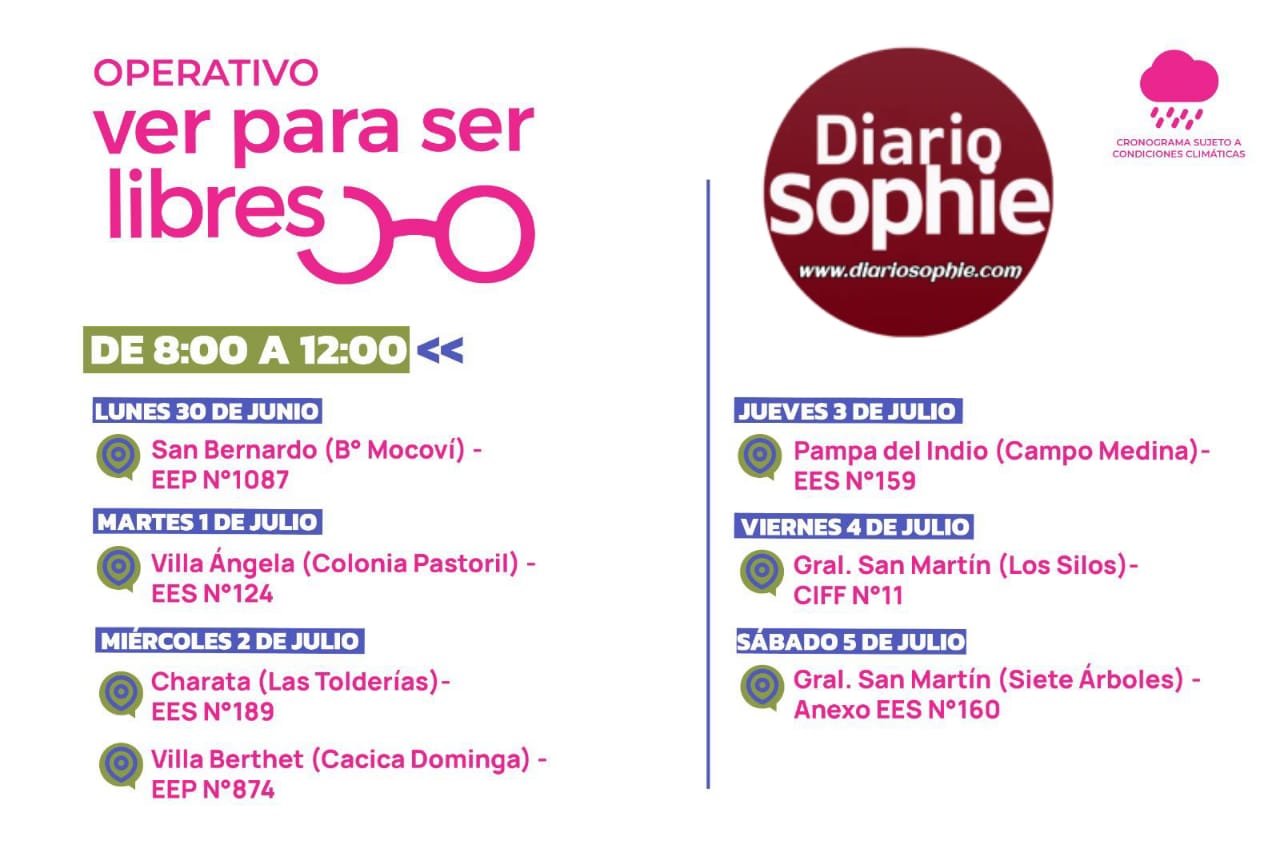”VER PARA SER LIBRES”: NUEVO OPERATIVO DESTINADO A NIÑOS DE COMUNIDADES ORIGINARIAS