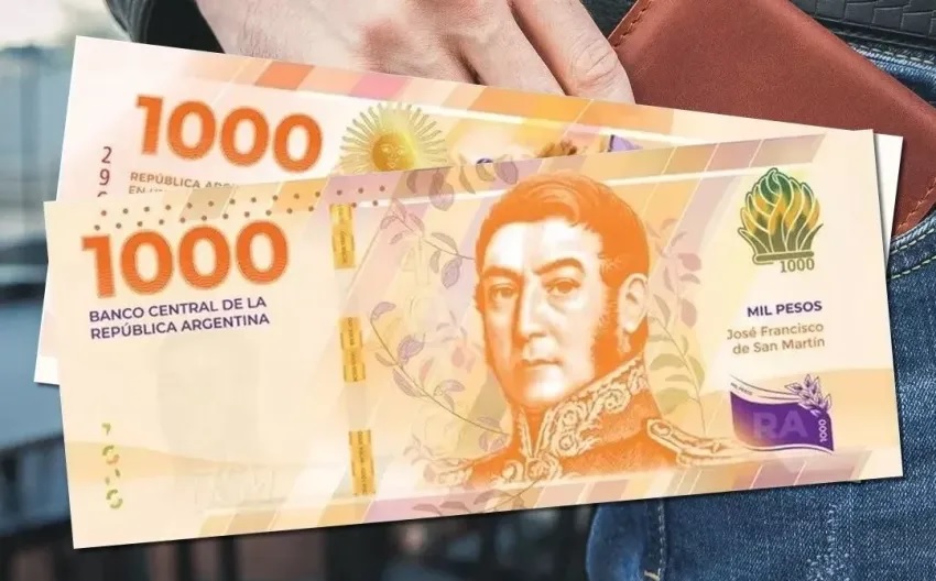 Entró en circulación el nuevo billete de $ 1000 conmemorando a San Martín: las medidas de seguridad