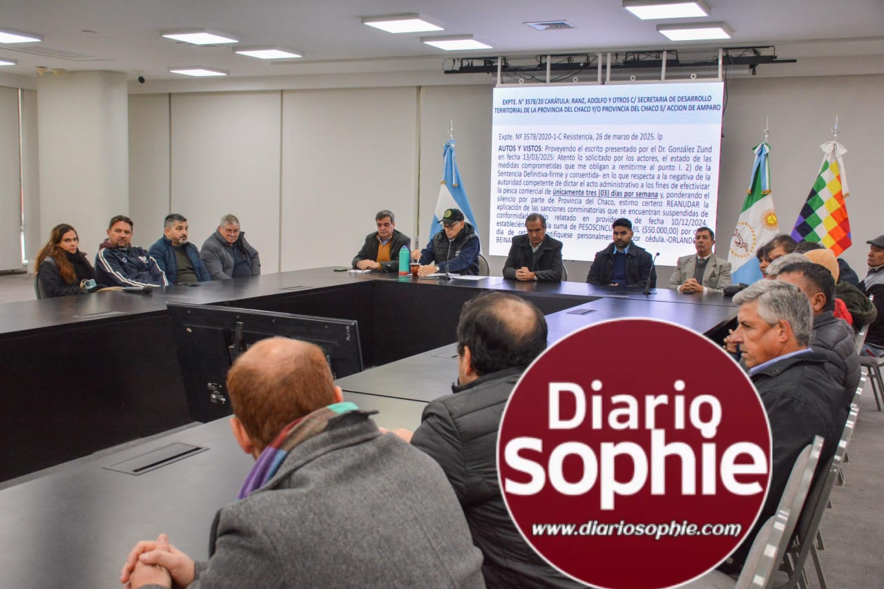PRODUCCIÓN SE REUNIÓ CON PESCADORES COMERCIALES PARA INFORMAR SOBRE LA NORMATIVA VIGENTE