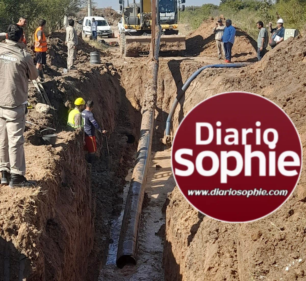 RESPUESTA INMEDIATA: SAMEEP CULMINÓ LA REPARACIÓN DEL ACUEDUCTO COLONIA BENÍTEZ - MARGARITA BELÉN