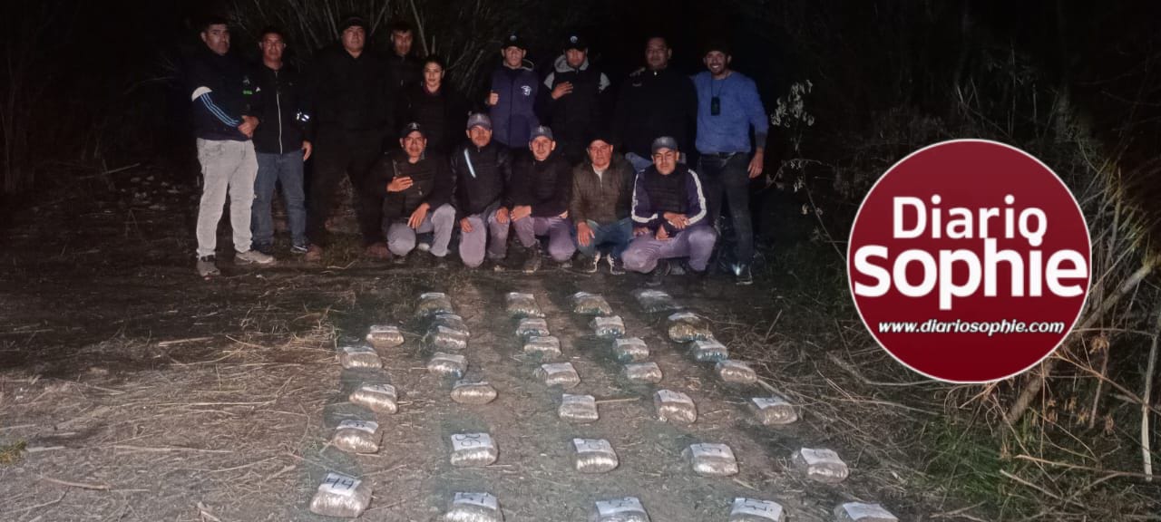 GOLPE AL NARCOTRÁFICO ENFRENTAMIENTO Y SECUESTRO: CASI 49 KILOS DE MARIHUANA FUERON INCAUTADOS EN VILLA RÍO BERMEJITO
