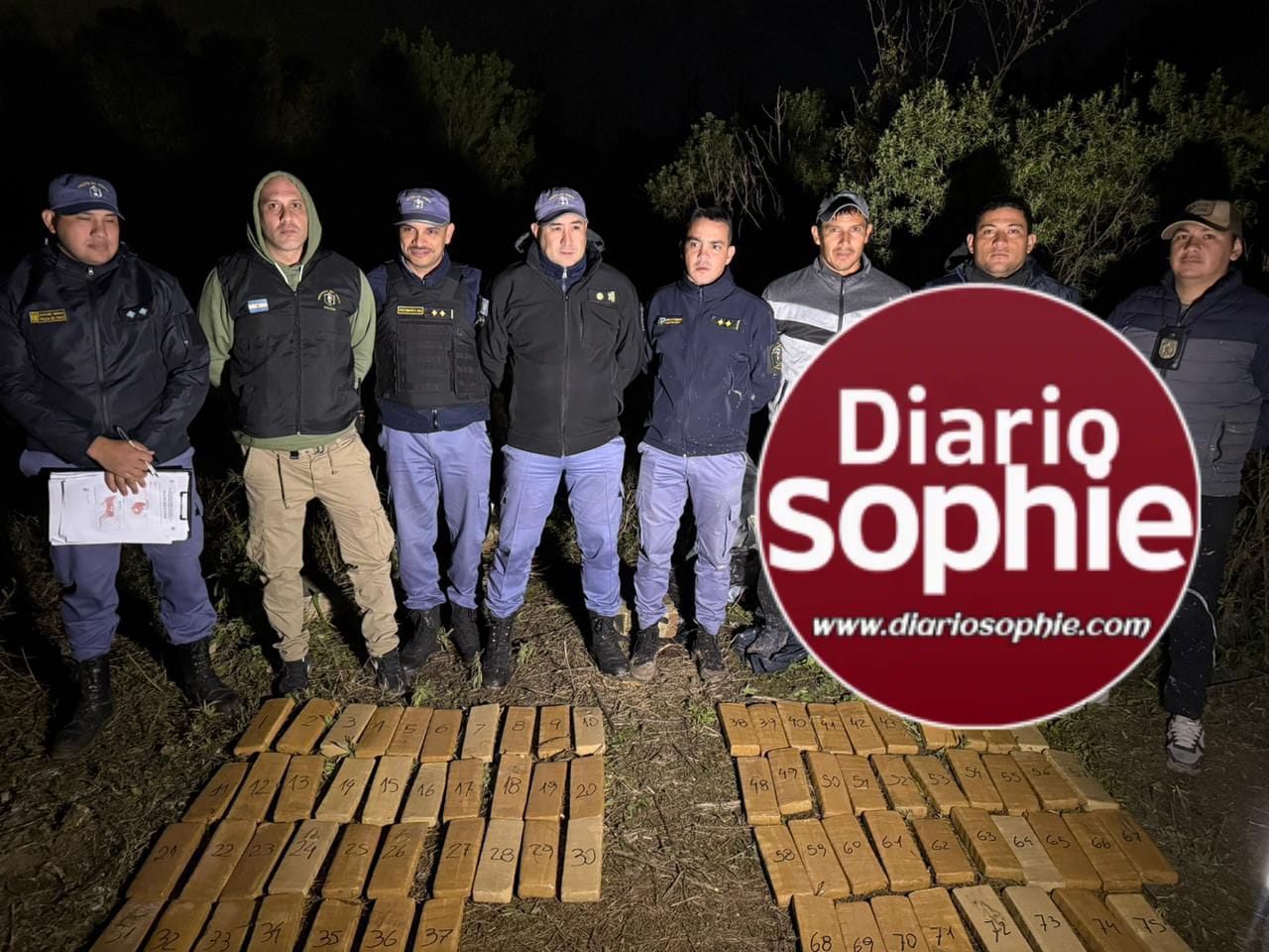 LUCHA CONTRA EL NARCOTRÁFICO: SECUESTRAN 53 KILOS DE MARIHUANA, TRAS ENFRENTAMIENTO EN VILLA RÍO NEGRO