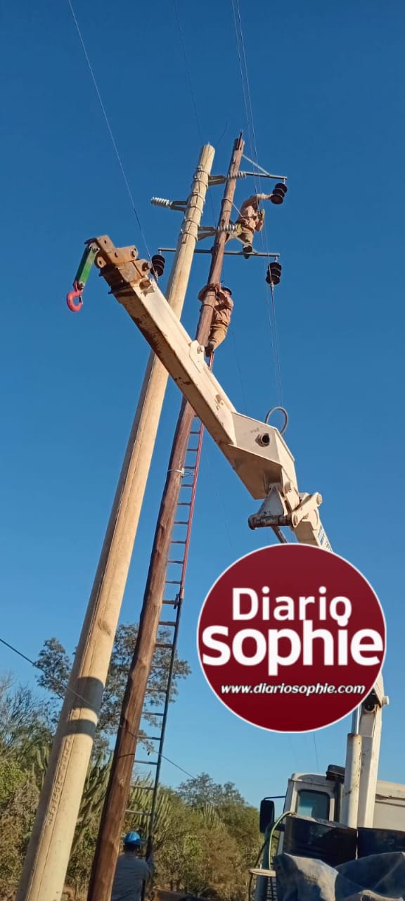SECHEEP AVANZA CON LA MEJORA DE LA RED DE ENERGÍA ELÉCTRICA QUE UNE A GRAN PARTE DE EL IMPENETRABLE
