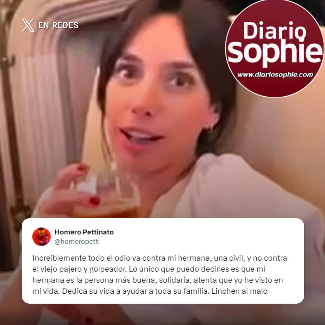 Homero, hermano de Tamara Pettinato, habló este viernes luego de conocerse los videos.