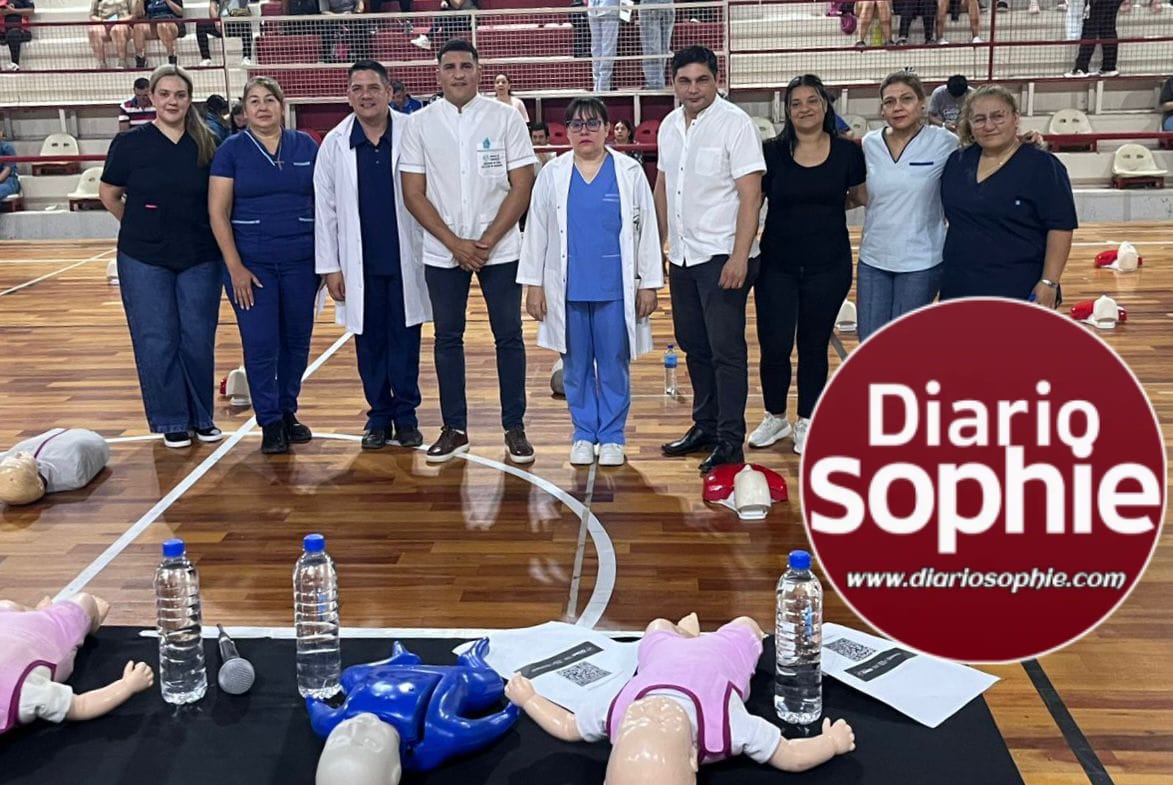 ”TUS MANOS PUEDEN SALVAR VIDAS”: SE REALIZÓ UNA CAPACITACIÓN SOBRE RCP Y PRIMEROS AUXILIOS EN SÁENZ PEÑA