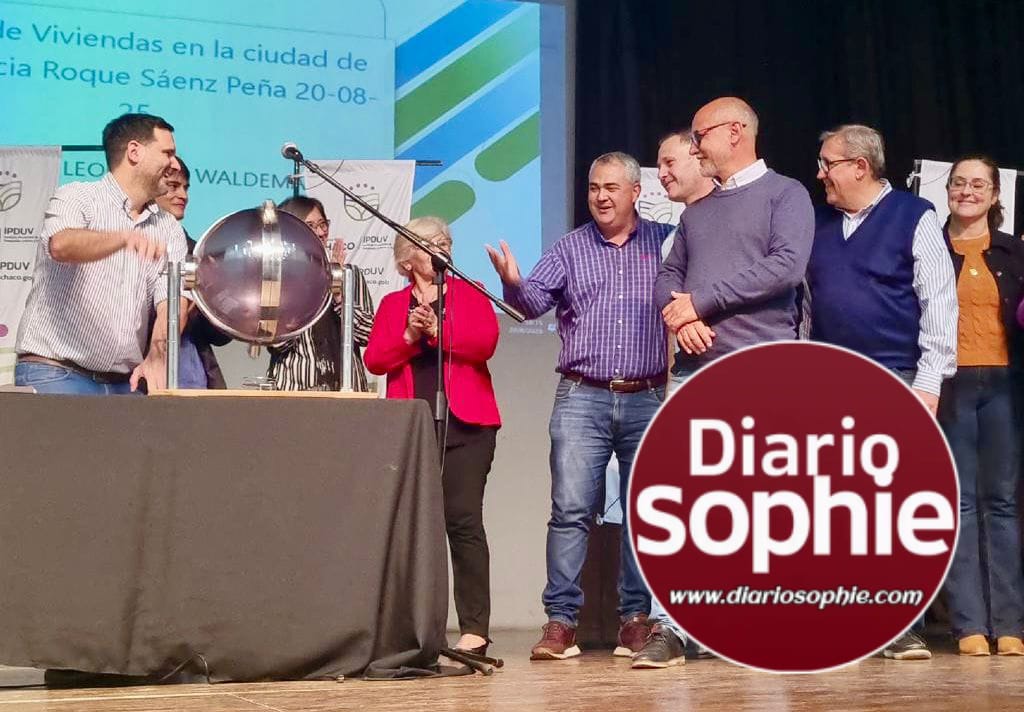 SÁENZ PEÑA: EL IPDUV SORTEÓ 26 VIVIENDAS Y ANUNCIÓ UN CRITERIO HISTÓRICO DE ADJUDICACIÓN