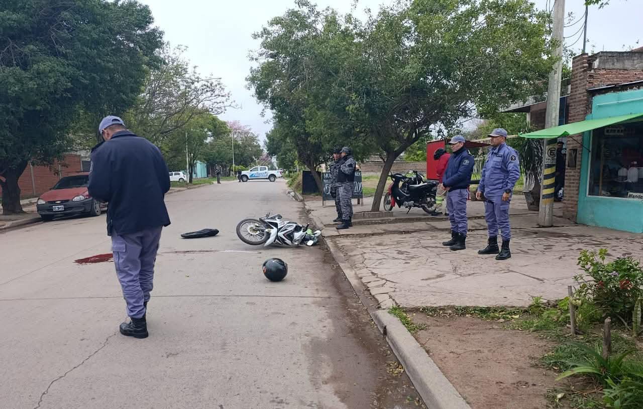 MOTOCICLISTA MURIÓ TRAS UN ACCIDENTE EN SÁENZ PEÑA.