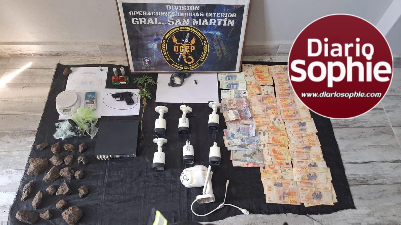 NUEVO GOLPE AL NARCOTRÁFICO EN GANCEDO Y EN SÁENZ PEÑA: SECUESTRAN DROGAS, DINERO Y ARMAS