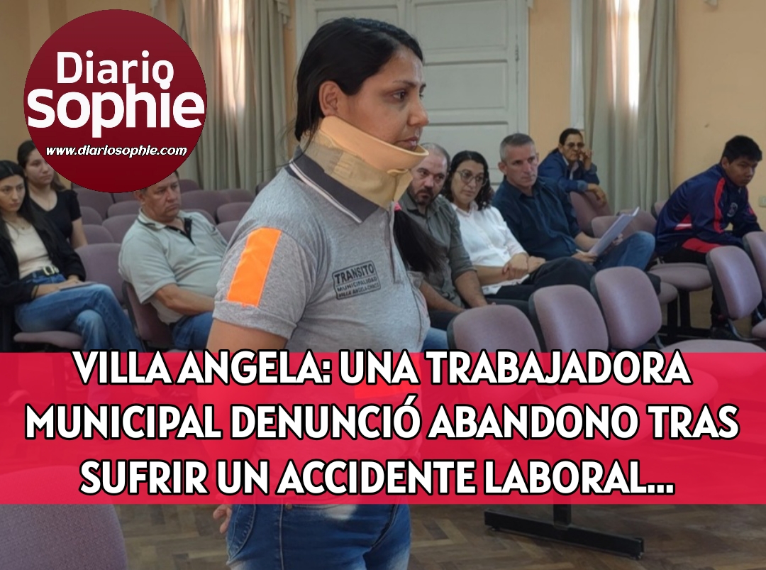 VILLA ANGELA: UNA TRABAJADORA MUNICIPAL DENUNCIÓ ABANDONO TRAS SUFRIR UN ACCIDENTE LABORAL 
