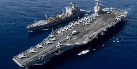 ESCALADA MILITAR EN SUDAMÉRICA: ESTADOS UNIDOS ENVÍA UN PORTAAVIONES.
