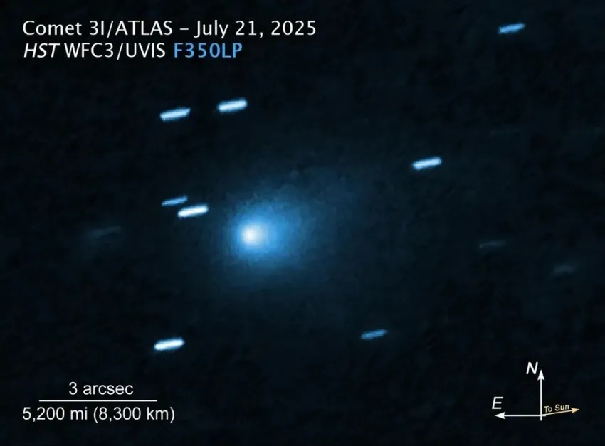 SE ACERCA A LA TIERRA EL COMETA 3I/ATLAS: ASEGURAN QUE ES UNA NAVE EXTRATERRESTRE