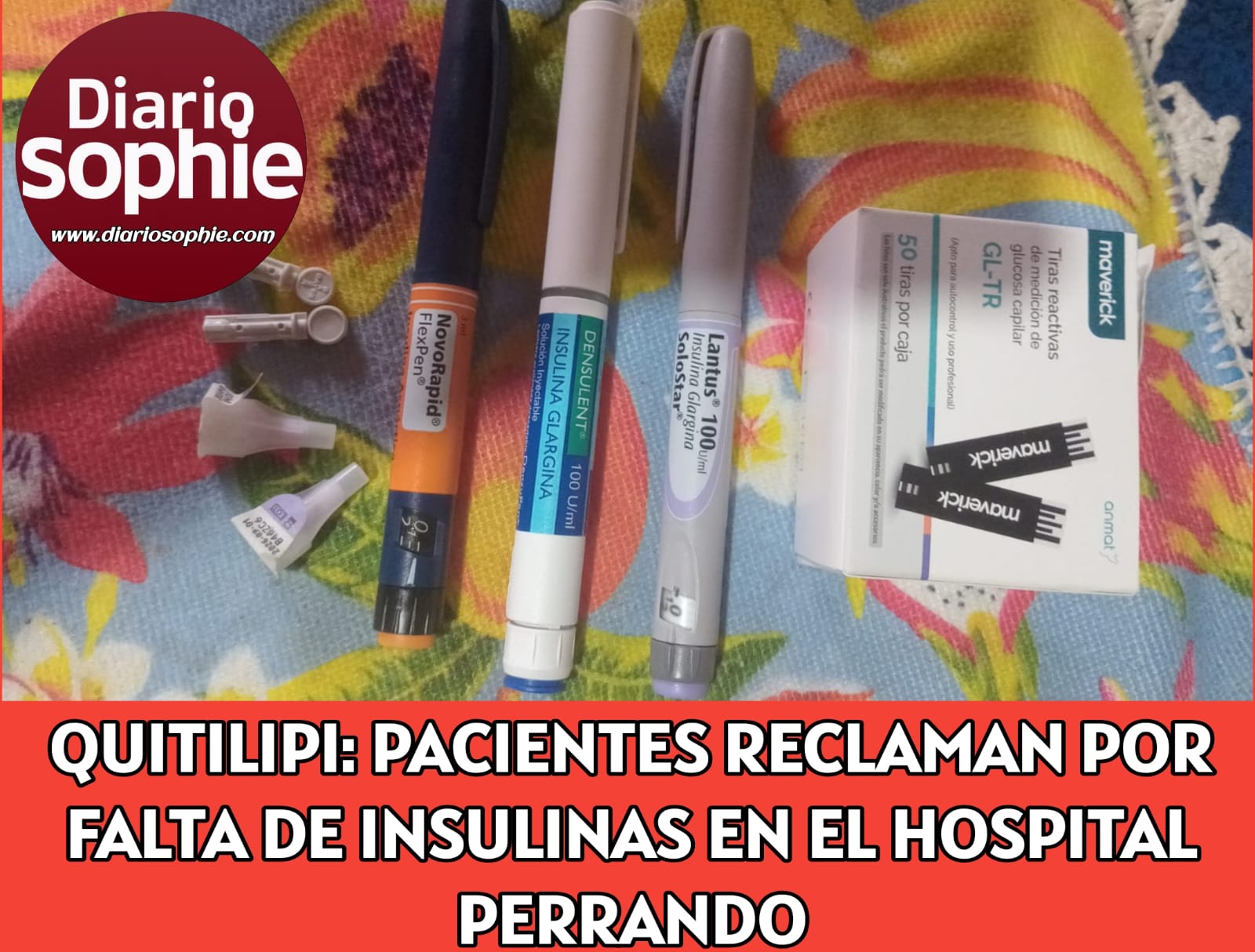 QUITILIPI: PACIENTES RECLAMAN POR FALTA DE INSULINAS EN EL HOSPITAL PERRANDO.