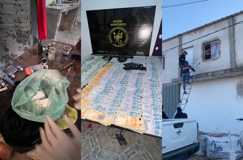 ALLANAMIENTOS EN VILLA FACUNDO: DETIENEN A UN HOMBRE POR NARCOMENUDEO Y SECUESTRAN COCAÍNA Y MILLONES DE PESOS