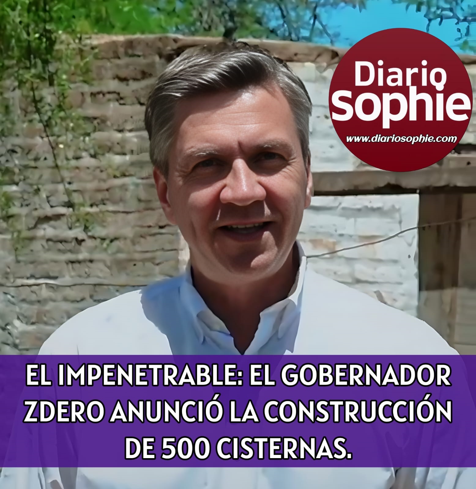EL IMPENETRABLE: EL GOBERNADOR ZDERO ANUNCIÓ LA CONSTRUCCIÓN DE 500 CISTERNAS.