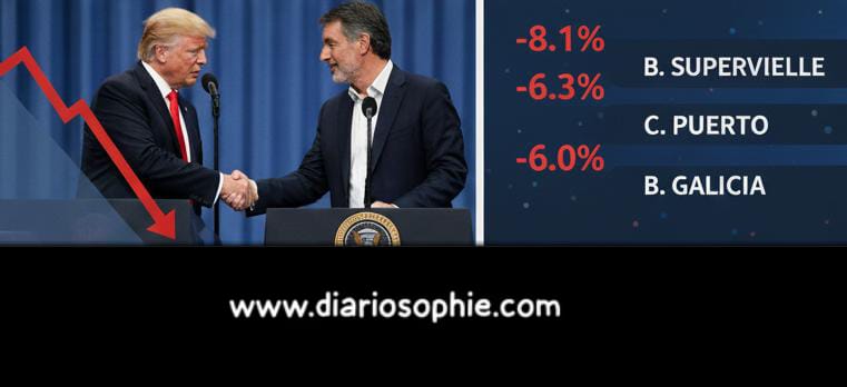 MERCADOS ARGENTINOS DIERON MARCHA ATRÁS TRAS LA CONFERENCIA DE TRUMP Y MILEI..