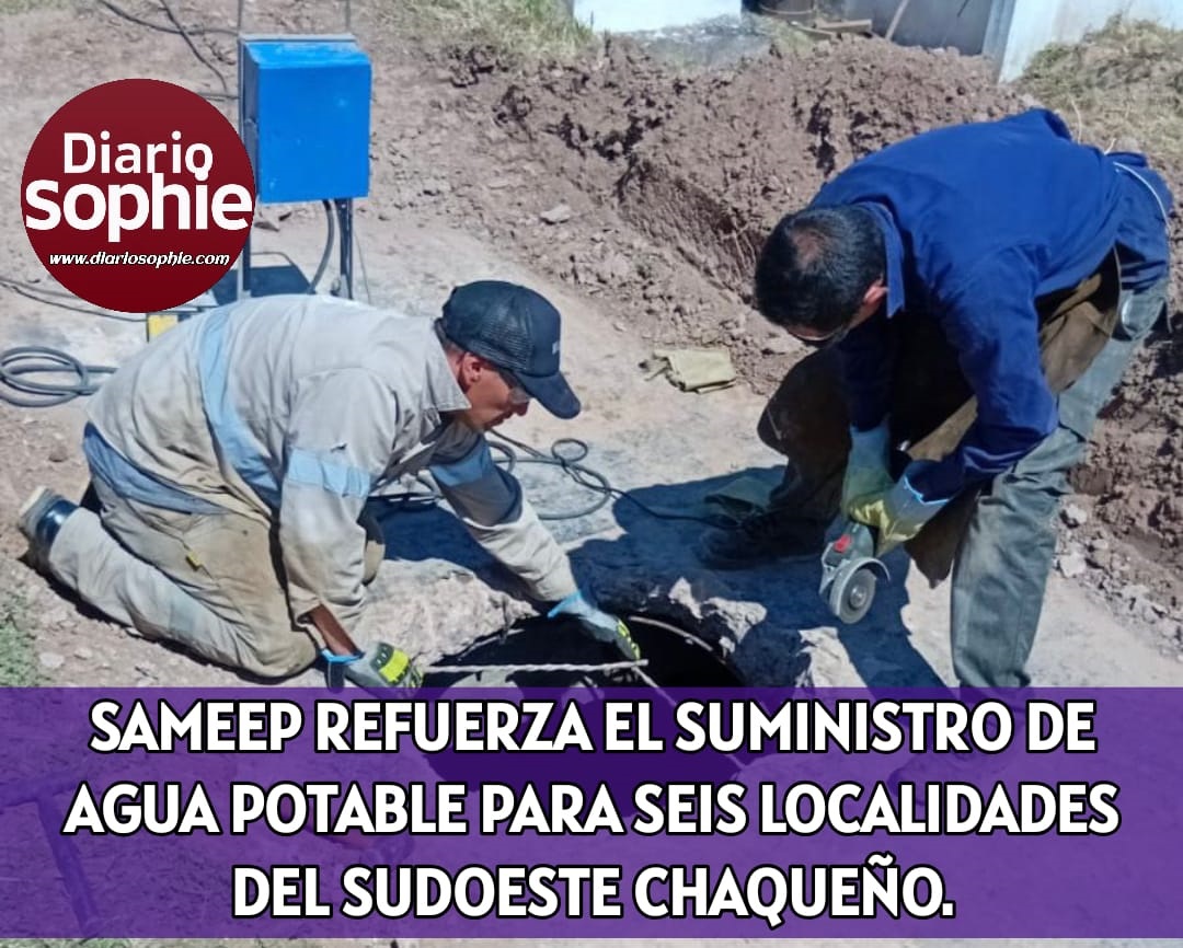 SUDOESTE CHAQUEÑO: SAMEEP AVANZA EN LA INSTALACIÓN DE UN NUEVO EQUIPO DE BOMBEO QUE BENEFICIARÁ A 6 LOCALIDADES.