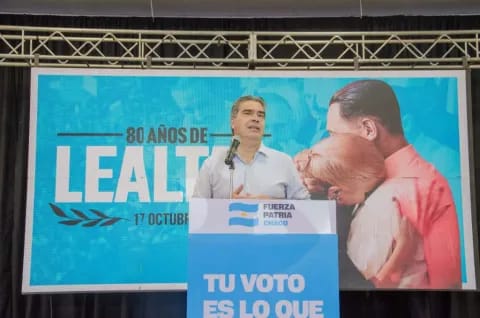 CAPITANICH PLANTEA QUE LA LEALTAD DEBE SER UN DESTINO COLECTIVO EN EL DÍA DEL PERONISMO. .