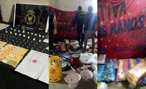 DETENIDO POR NARCOTRÁFICO EN RESISTENCIA: ENCUENTRAN COCAÍNA Y ALIMENTOS VENCIDOS EN SU CASA..