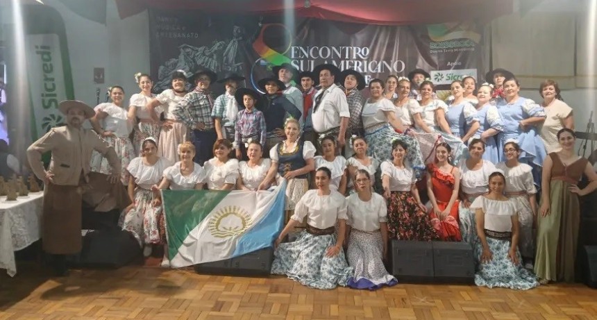 EL BALLET DE CULTURA DE SÁENZ PEÑA BRILLÓ EN BRASIL EN UN ENCUENTRO INTERNACIONAL