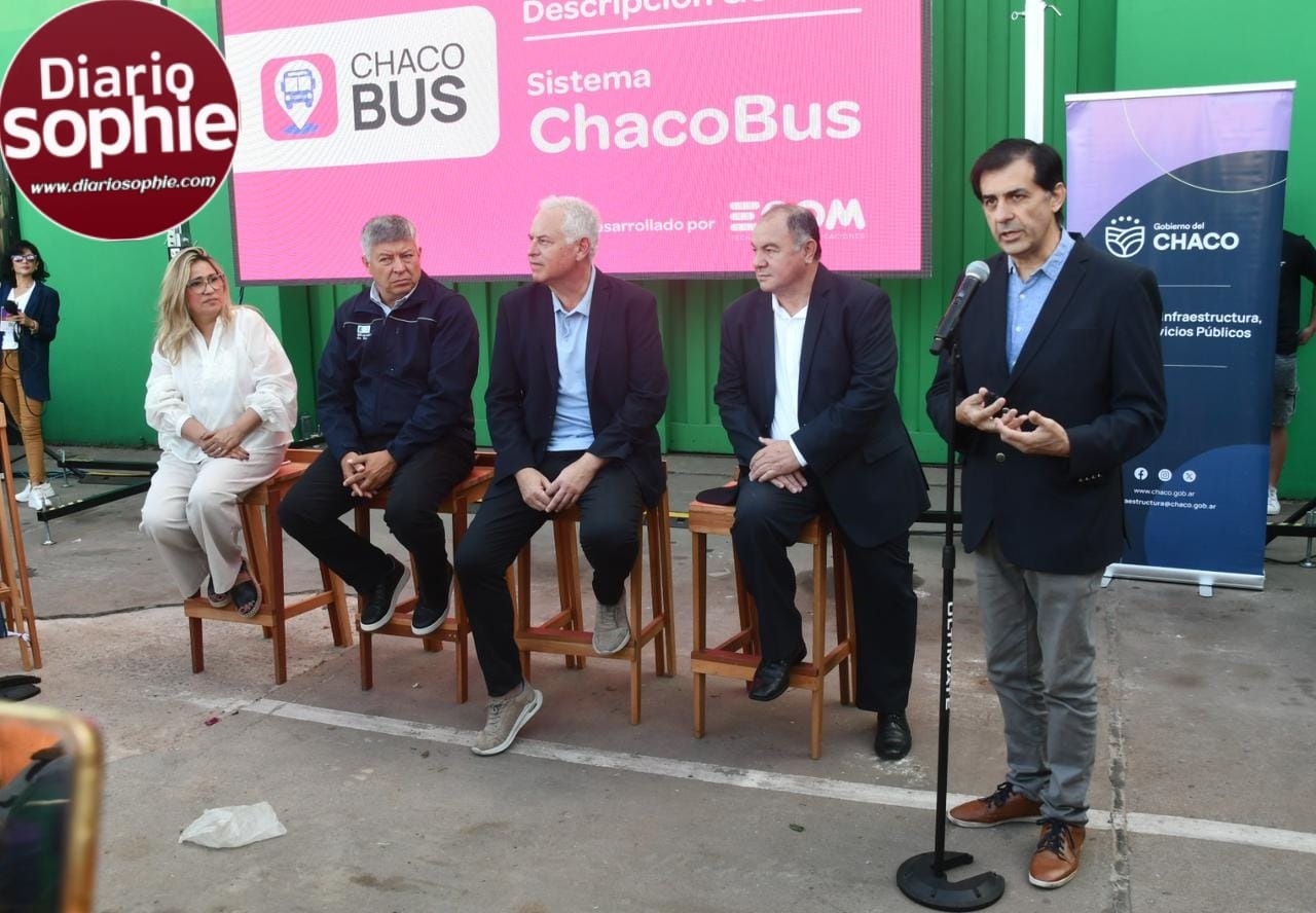 LLEGÓ “CHACOBUS”: CÁMARAS, GPS, APP Y BOTÓN DE PÁNICO PARA MÁS SEGURIDAD Y CONTROL EN LOS COLECTIVOS.